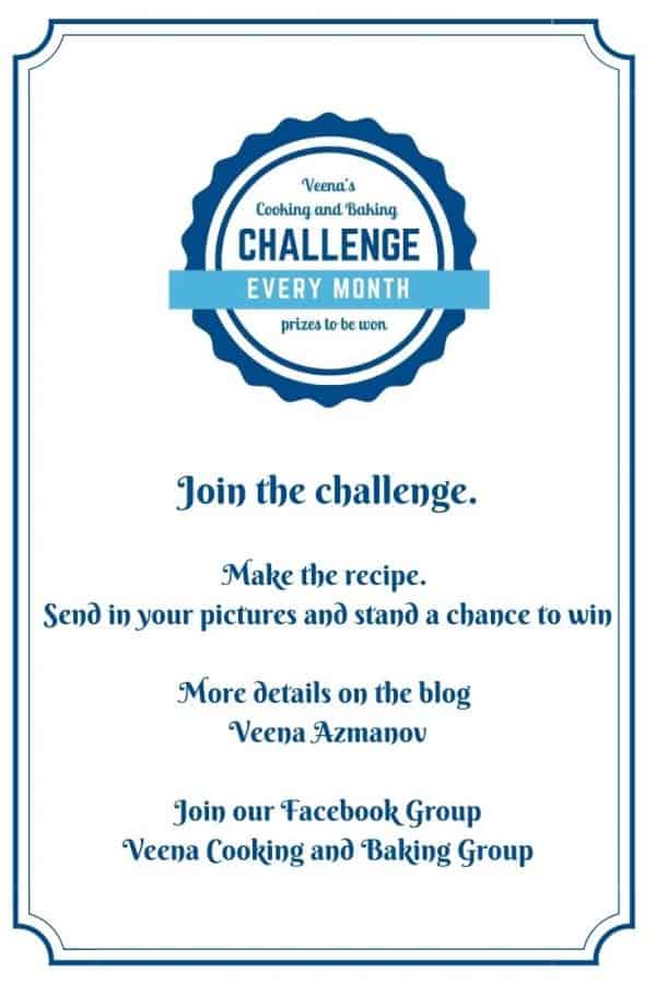 Pinterest image for cooking and baking challenge