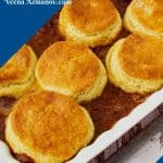 Pinterest image for lamb with biscuits