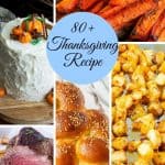 A collage of fall recipes for thanksigiving