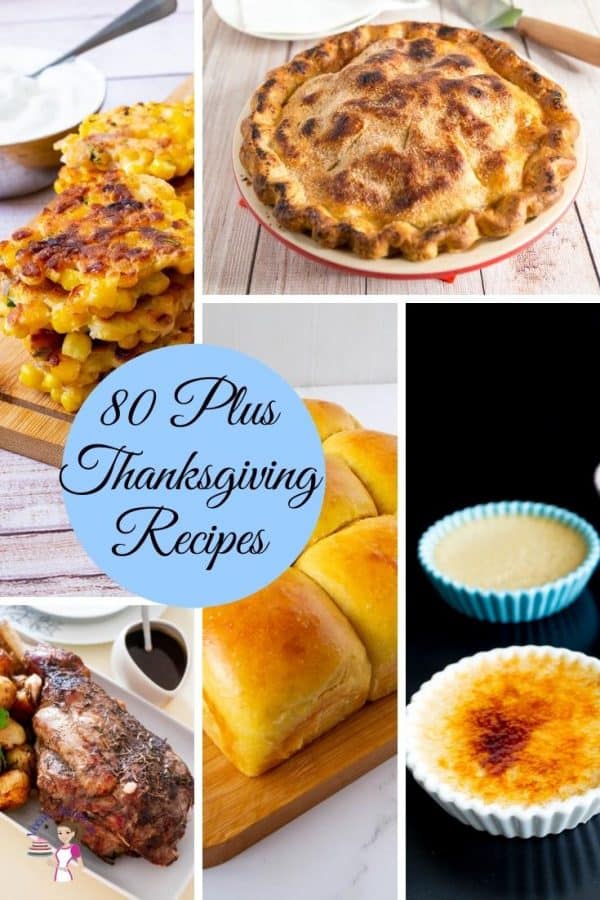 a collage of thanksgiving recipes