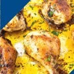 A Pinterest image for baked chicken