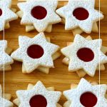 Pinterest image for Star Cookies for Christmas.