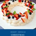 Pinterest image for pavlova.