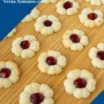 Pinterst image for jam cookies