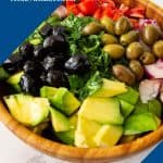 Pinterest image for salad with avocado