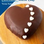 Pinterest image for Chocolate Mousse Cake