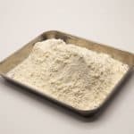 Cake flour substitute in a tray