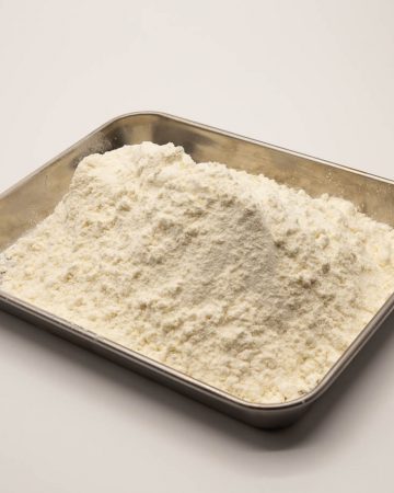 Cake flour substitute in a tray