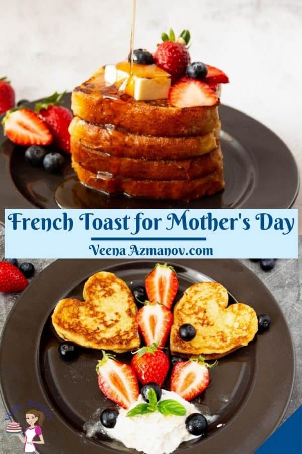 Pinterest image for French Toast on Mothers Day.