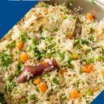Pinterest image for pilaf