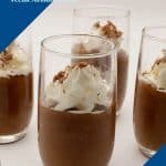 Pinterest image for chocolate mousse