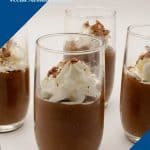 Pinterest image for chocolate mousse