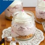 Pinterest image for jar with mousse