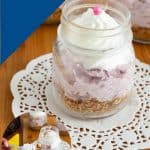 Pinterest image for jars with mousse