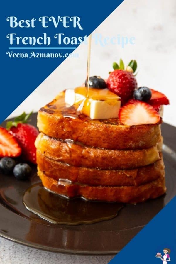 Pinterest image for French toast