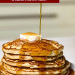 Pinterest image for Buttermilk Pancakes.