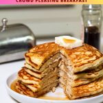 Pinterest image for Buttermilk Pancakes.