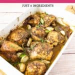 Pinterest image for oven-baked za'atar chicken.