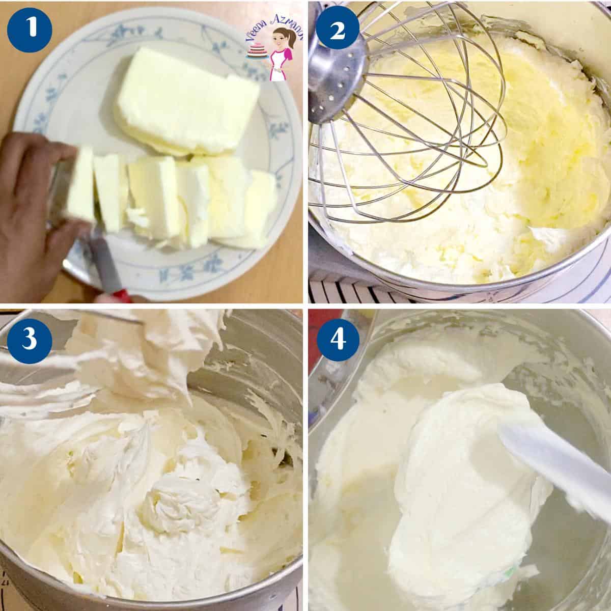 Buttercream Recipe progress pictures