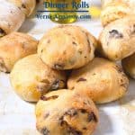 Pinterest image for olive rolls.