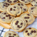 Chocolate chip cookies on the tale.