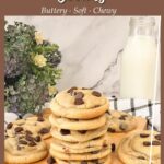 Pinterest image for Soft Chewy Chocolate Chip Cookies.
