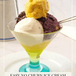 Pinterest image for making ice cream without ice cream maker.