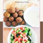 Pinterest image for Homemade Crispy Falafel Recipe.