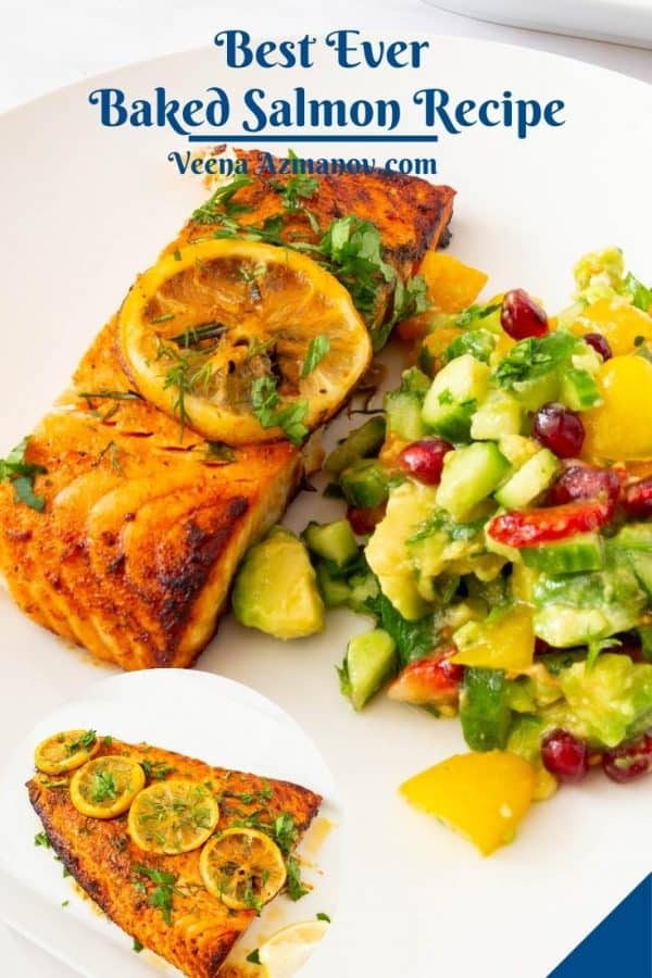 Discover the Secret to Juicy and Tender Baked Salmon - Veena Azmanov