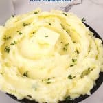 Pinterest image for side dish mashed potato.