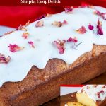 Pinterest Image for Vanilla Pound Cake Recipe.