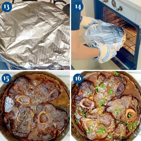 Recipe for Osso Buco Tender Oven Veal Shank in Red Wine Sauce Veena