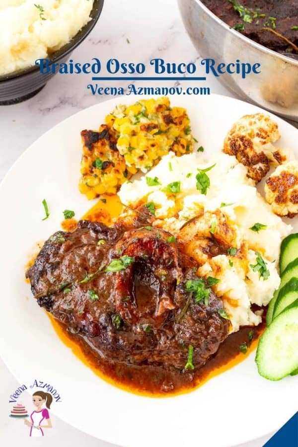 Braised Osso Buco Oven Baked Veal Shanks Veena Azmanov