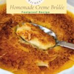 Pinterest image for Classic No-Fail Creme Brûlée Desserts.