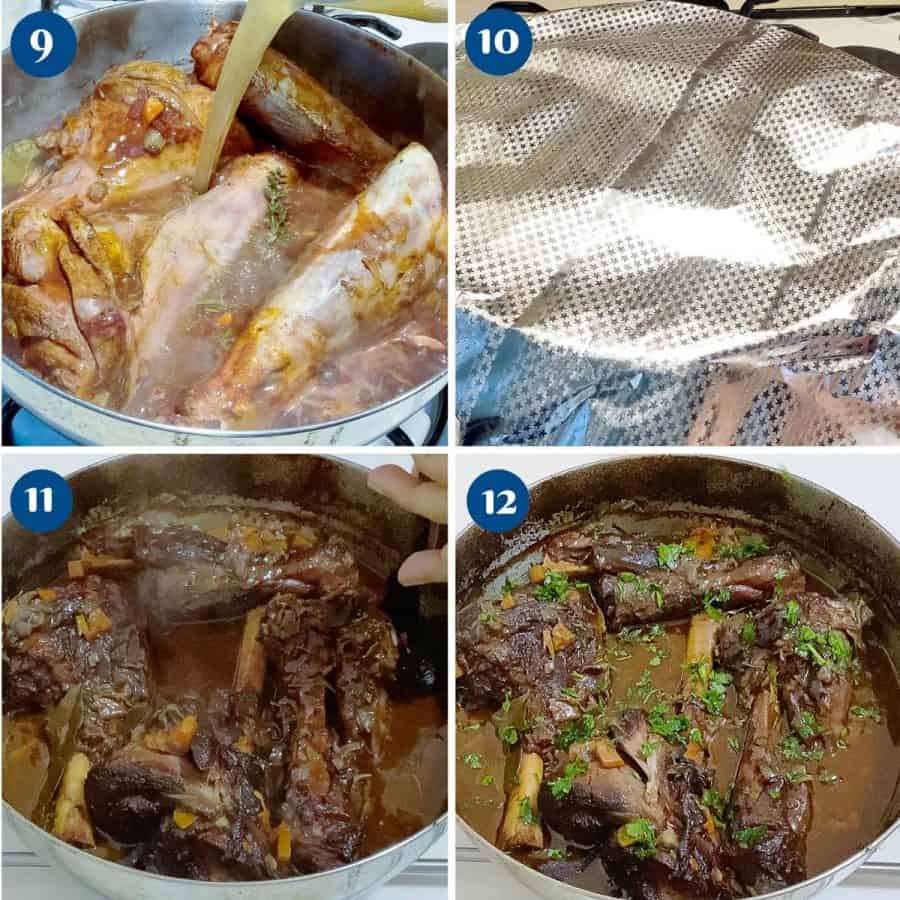 How to Cook Lamb Shanks (In Oven with Red Wine) Veena Azmanov