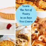 Pinterest image for pastry course in 20 days.