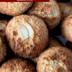 Pinterest image for gluten free almond coconut macaroons.