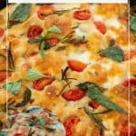 Pinterest image for focaccia.