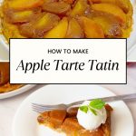 Pinterest image for Tarte Tatin Recipe.