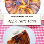 Pinterest image for Tarte Tatin Recipe.