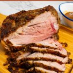 Pinterest image for Roast Boneless Lamb Shoulder.