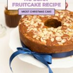 Pinterest image for Last Minute Fruitcake Recipe.