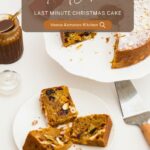 Pinterest image for Last Minute Fruitcake Recipe.