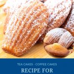 Pinterest image madeleines recipe.