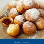 Pinterest image for Donuts with Greek Yogurt.