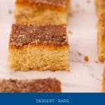 Pinterest image for bars snickerdoodle.