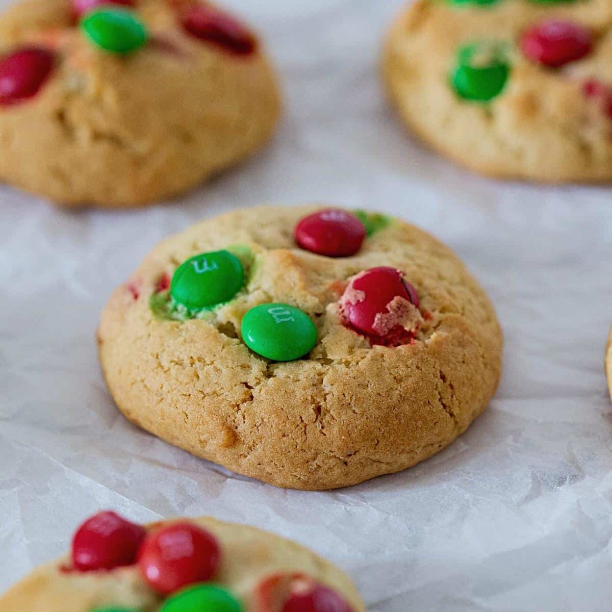 Christmas MM Cookies