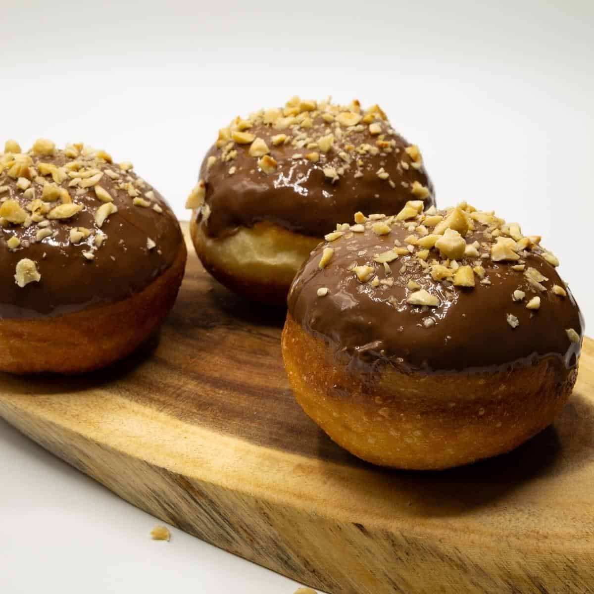 Donuts with Ferraro Rocher.