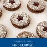 Pinterest image for sandwich cookies.