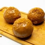 Biscoff donuts filled with lotus.